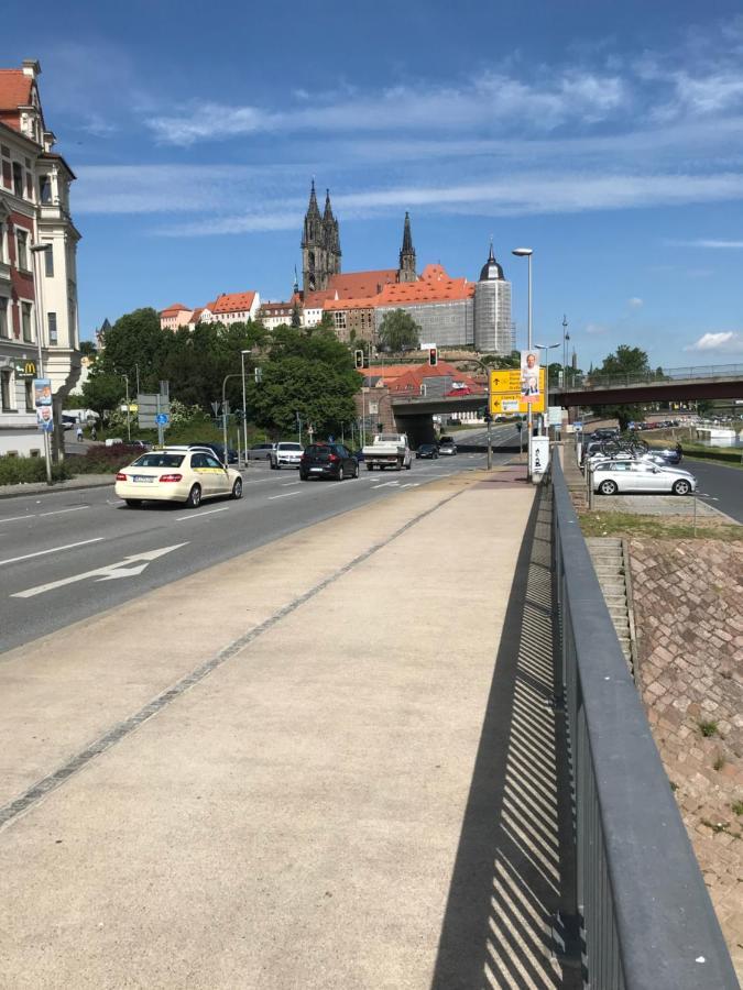Apartments At Old Town Bridge Altstadt, Elbestrand, Fahrradweg, Schiffsanleger Meißen Kültér fotó